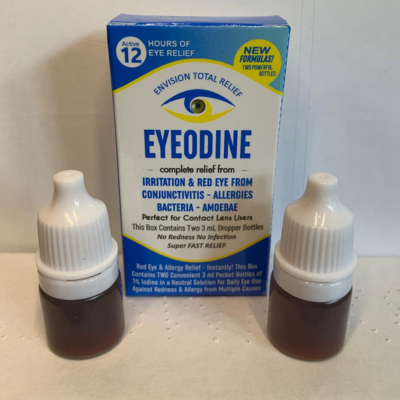 EYEODINE 1% PVP-I Droppers — Standard Formula, Buy TWO
